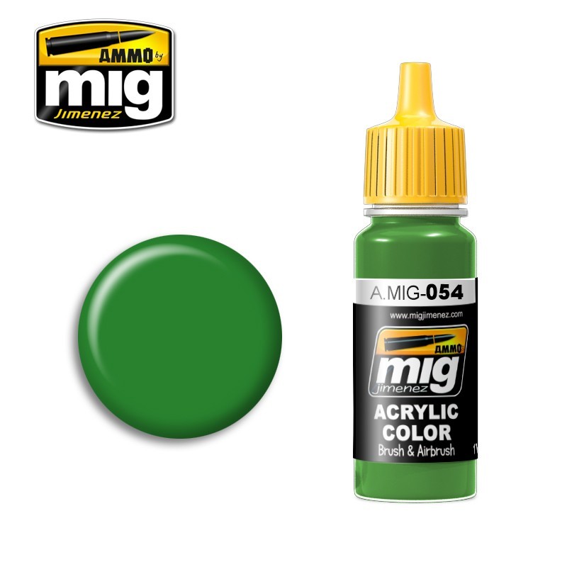 Ammo by MIG - Acrylic Color - Signal Green 17ml