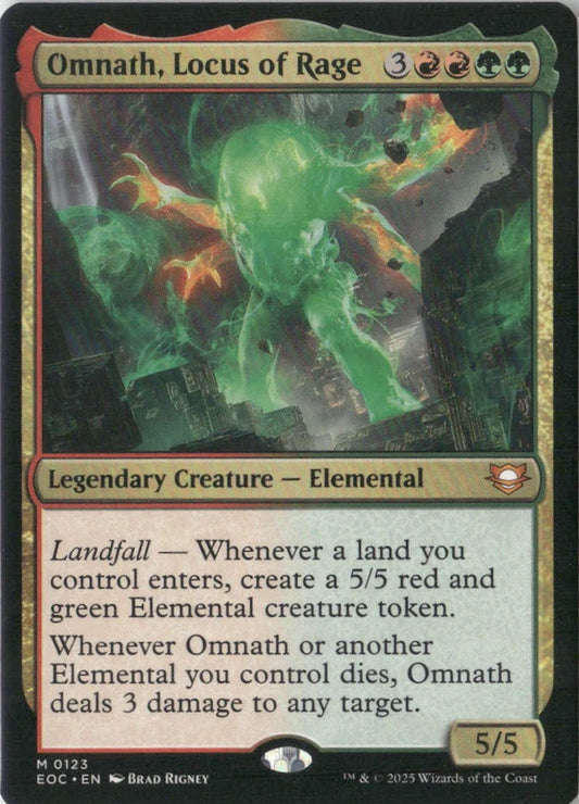 Scan Image | Omnath, Locus of Rage - Commander: Zendikar Rising | [F36CE308]
