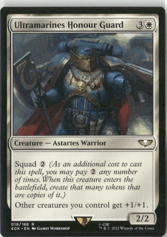 Scan Image | Ultramarines Honour Guard (Surge Foil) - Universes Beyond: Warhammer 40,000 | [B69A2C71]