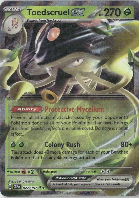 Toedscruel ex - SV03: Obsidian Flames