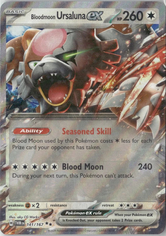 Bloodmoon Ursaluna ex - 141/167 - SV06: Twilight Masquerade