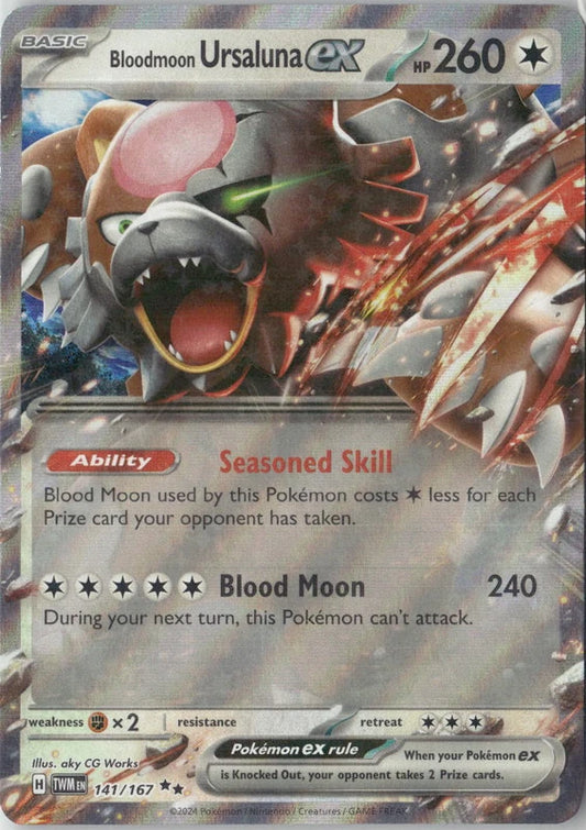 Bloodmoon Ursaluna ex - 141/167 - SV06: Twilight Masquerade
