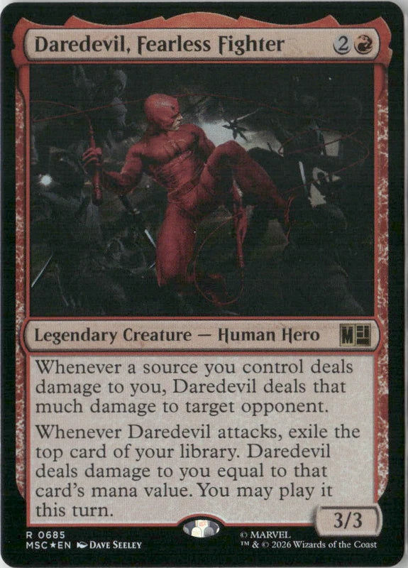 Scan Image | Daredevil, Fearless Fighter - Commander: Marvel Super Heroes | [7C603B06]