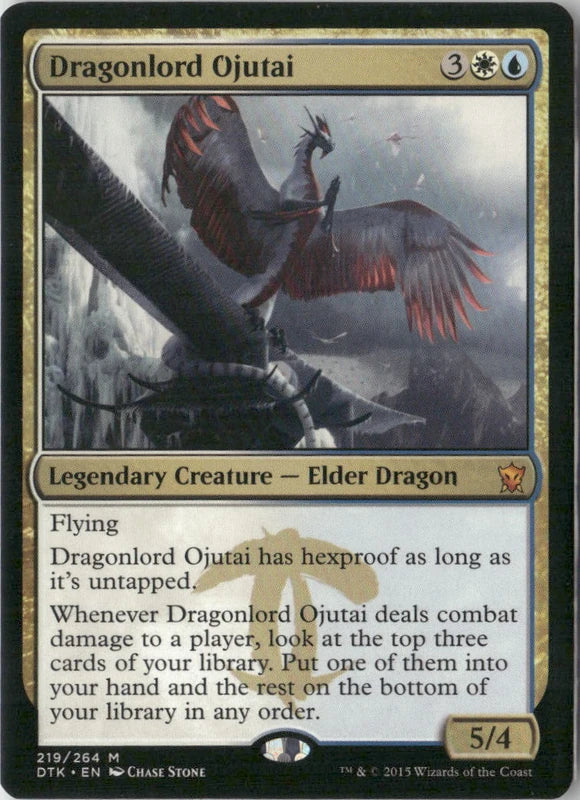 Scan Image | Dragonlord Ojutai - Dragons of Tarkir | [F465CC24]