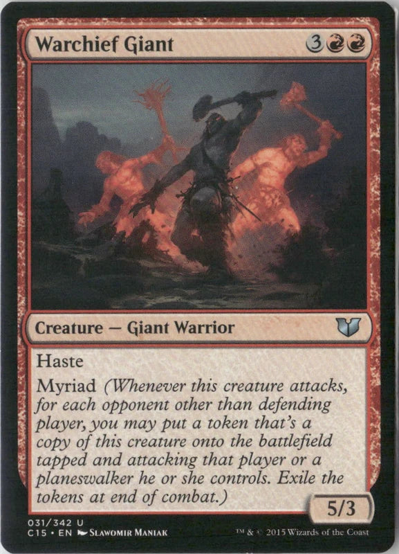 Scan Image | Warchief Giant - Commander 2015 | [5480DB6A]