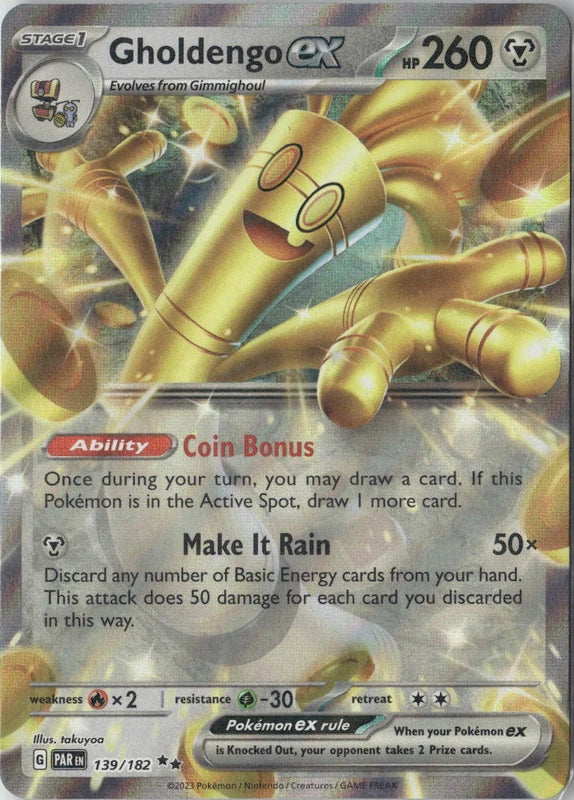 Gholdengo ex - 139/182 - SV04: Paradox Rift