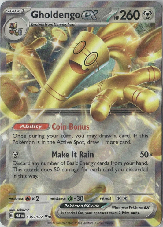 Gholdengo ex - 139/182 - SV04: Paradox Rift
