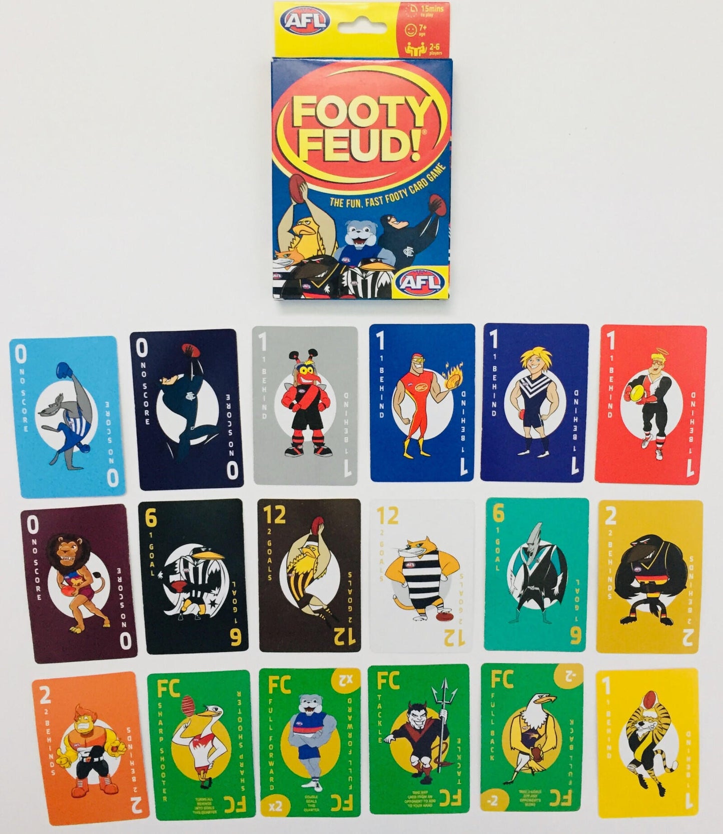 AFL Footy Feud + NRL Footy Feud Rookie (12 in the Assortment) (6x AFL Footy Feud and 6x NRL Footy Feud Rookie)