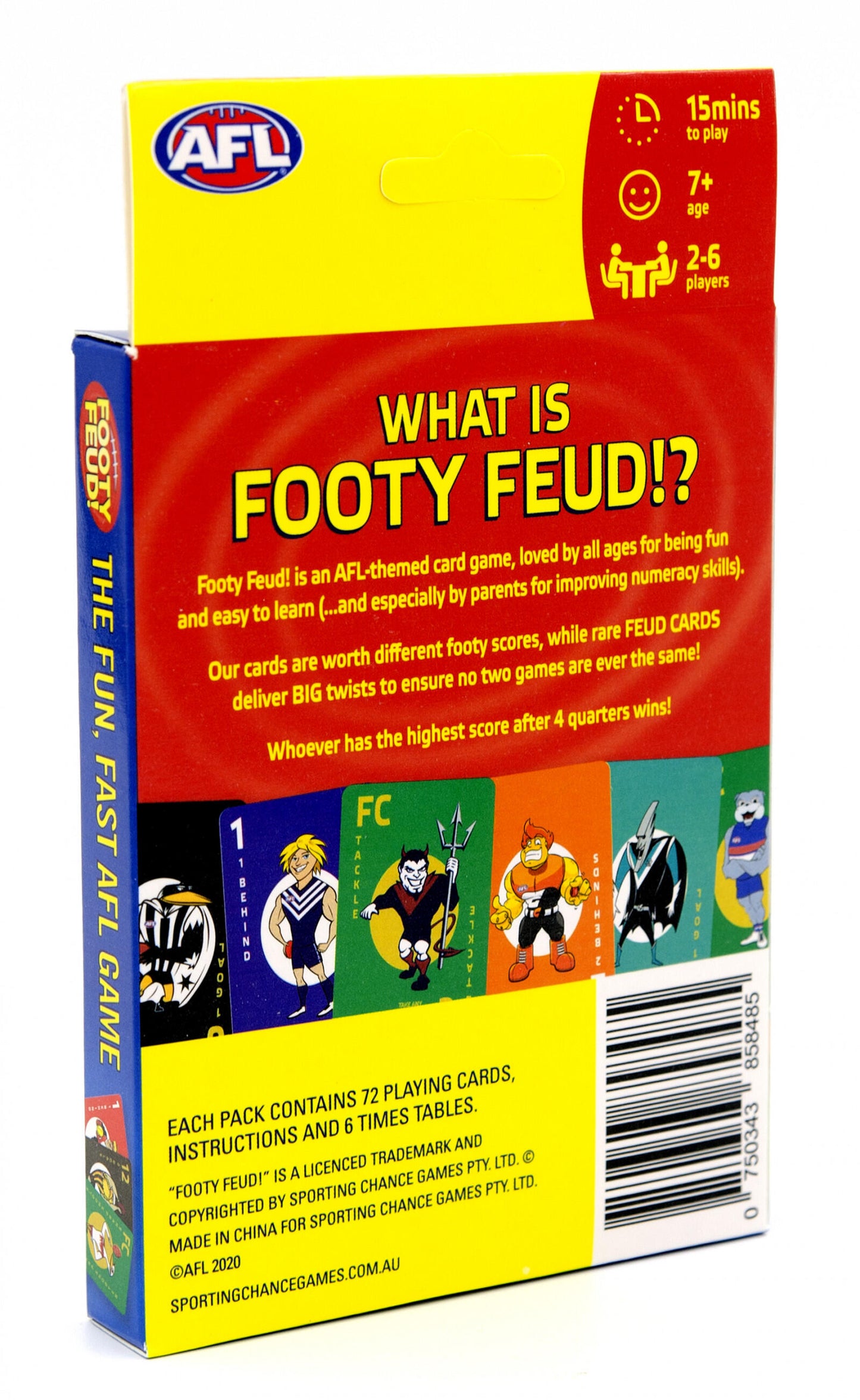 AFL Footy Feud + NRL Footy Feud Rookie (12 in the Assortment) (6x AFL Footy Feud and 6x NRL Footy Feud Rookie)