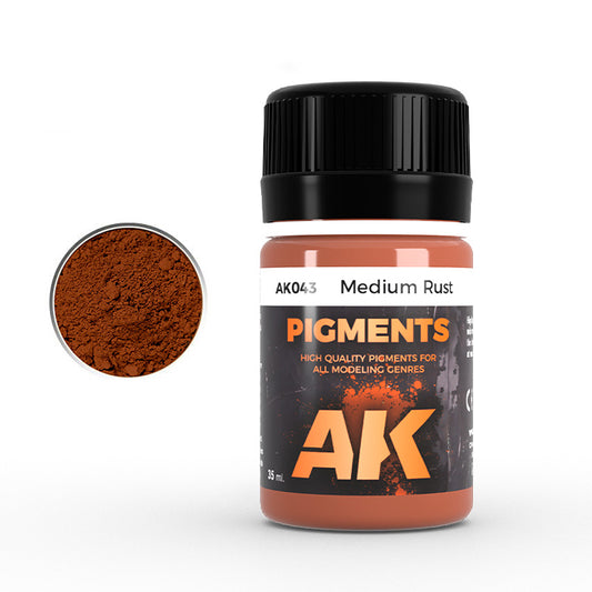 Ak Interactive - Pigments  - Medium Rust