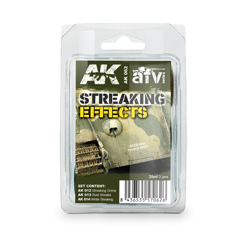 Ak Interactive - Weathering Sets  - Streaks Set