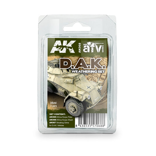 Ak Interactive - Weathering Sets  - Afrika Korps Weathering Set