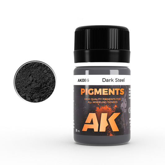 Ak Interactive - Pigments  - Dark Steel