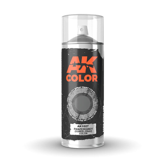 Ak Interactive - Sprays  - Panzergrey (Dunkelgrau) Color - Spray 150ml