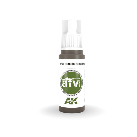 Ak Interactive - 3 Gen Acrylics - Wwi British Khaki Brown Base