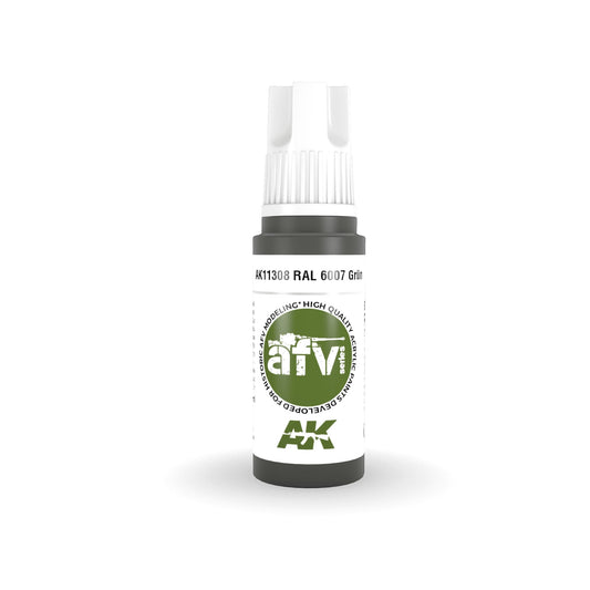 AK Interactive - 3 Gen Acrylics - Ral 6007 grün 17ml