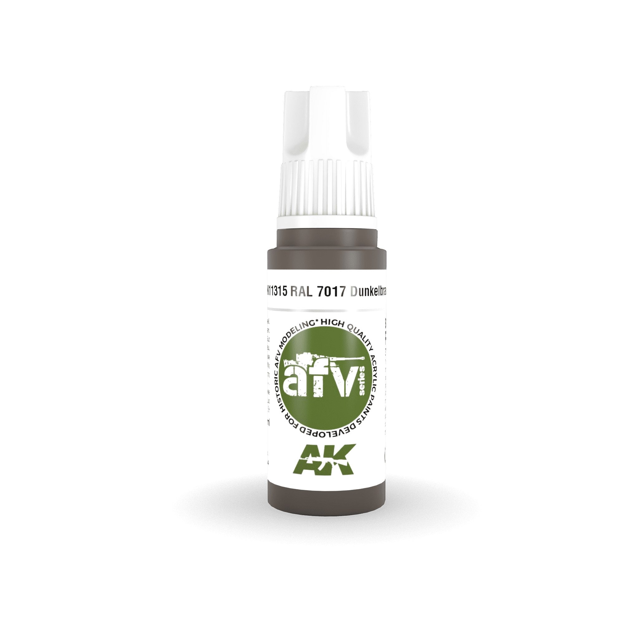 AK Interactive - 3 Gen Acrylics - Ral 7017 Dunkelbraun 17ml | AK11315 ...
