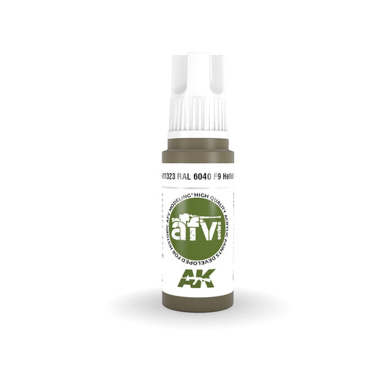 Ak Interactive - 3 Gen Acrylics - Ral 6040 F9 Helloliv