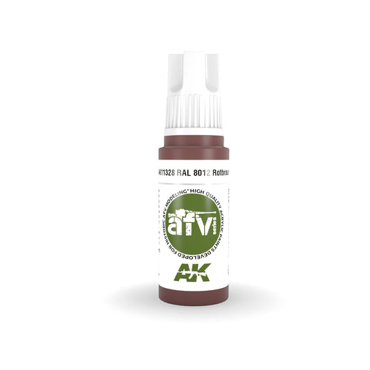 Ak Interactive - 3 Gen Acrylics - Ral 8012 Rotbraun