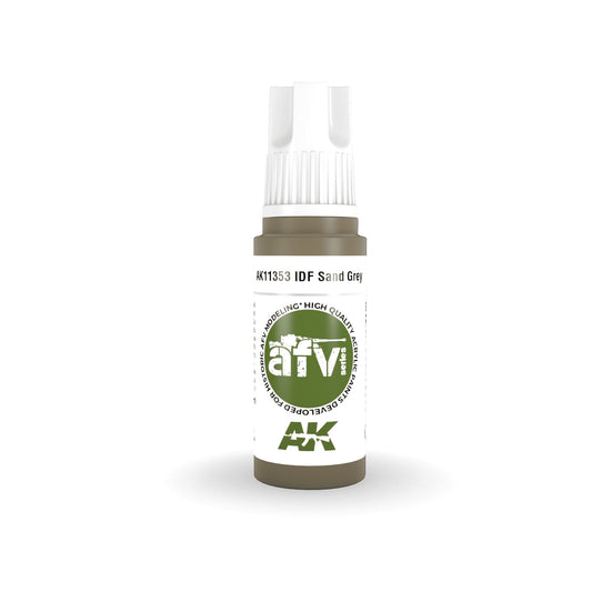 Ak Interactive - 3 Gen Acrylics - Idf Sand grey 1970S-1980S