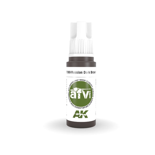 Ak Interactive - 3 Gen Acrylics - Russian Dark Brown 6K