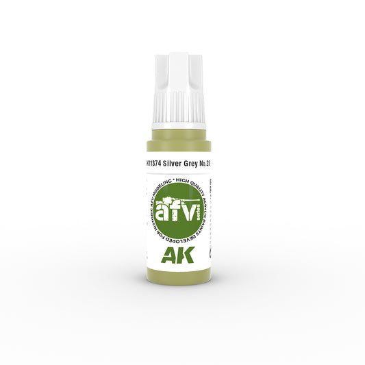 Ak Interactive - 3 Gen Acrylics - Silver grey No.28