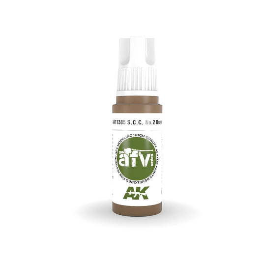 Ak Interactive - 3 Gen Acrylics - S.C.C. No.2 Brown