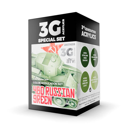 Ak Interactive - 3 Gen Acrylics - Modulation 4Bo Russian Green