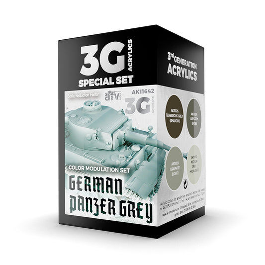 Ak Interactive - 3 Gen Acrylics - Modulation German Panzer grey