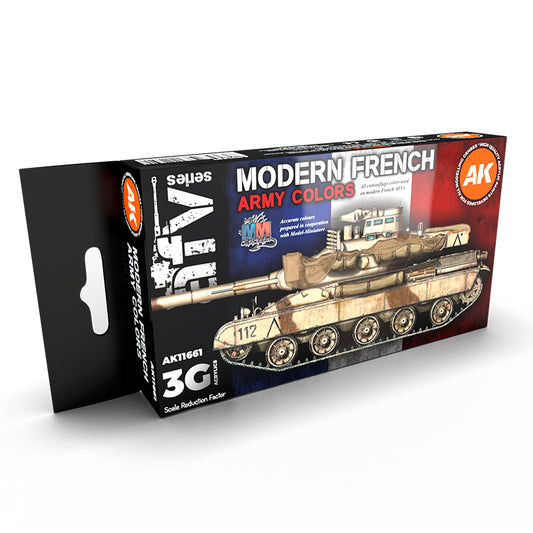Ak Interactive - 3 Gen Acrylics - Modern French Afv