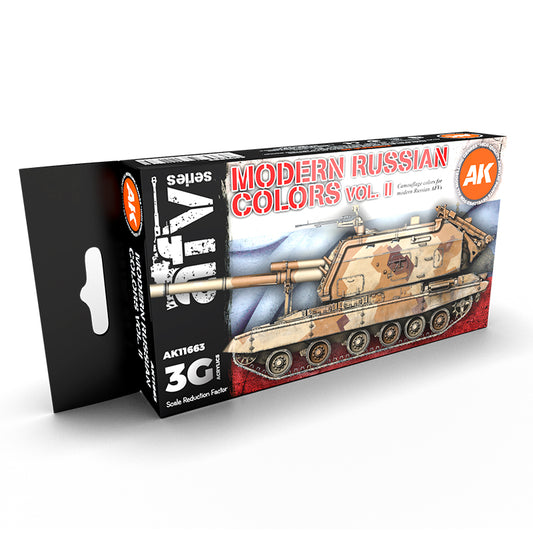 Ak Interactive - 3 Gen Acrylics - Modern Russian Colours Vol 2
