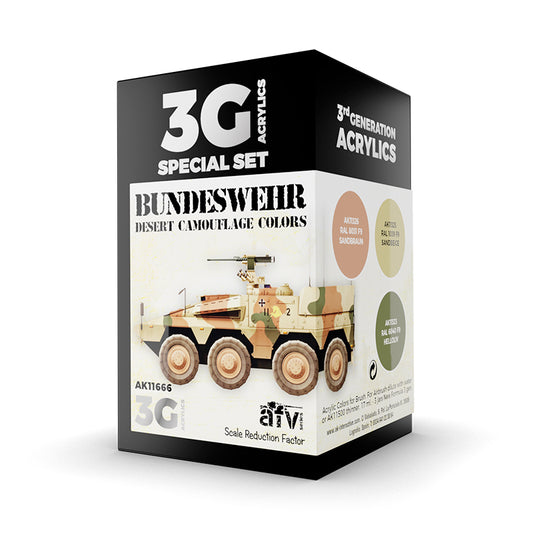 Ak Interactive - 3 Gen Acrylics - Bundeswehr Desert Colors