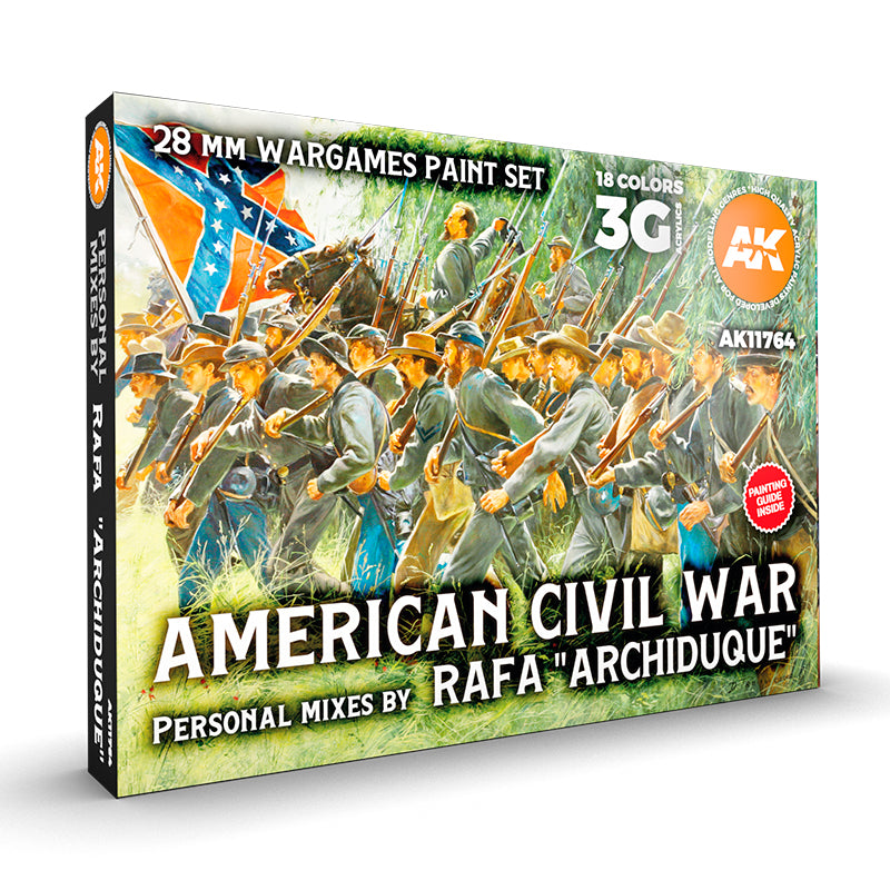 Ak Interactive - 3Gen Sets - American Civil War - Signature Set By Rafa "Archiduque"