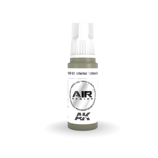Ak Interactive - 3 Gen Acrylics - Us Interior Yellow Green