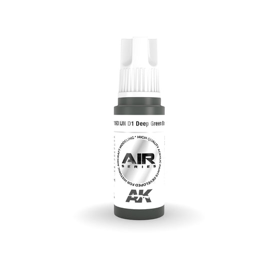 Ak Interactive - 3 Gen Acrylics - Ijn D1 Deep Green Black