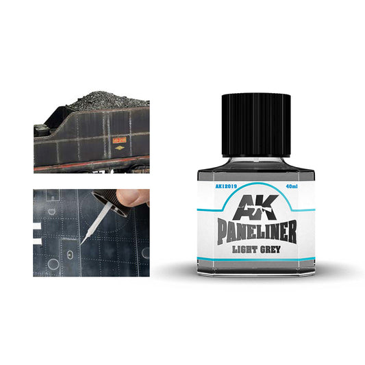 Ak Interactive - Weathering  - Light grey Paneliner