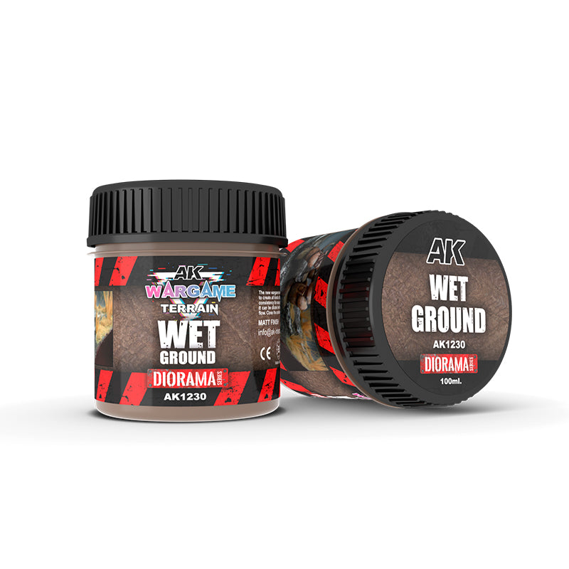 Ak Interactive - Terrains  - Wet ground 100 ml.