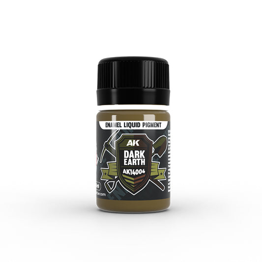 Ak Interactive - Pigments  - Dark Earth - Liquid Pigment