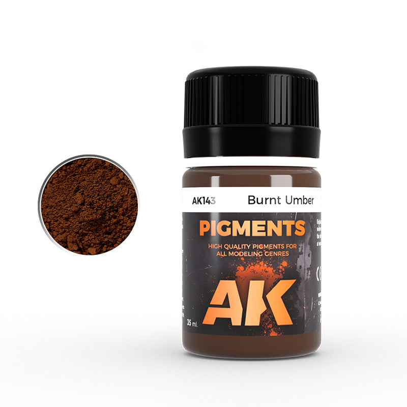 Ak Interactive - Pigments  - Burnt Umber
