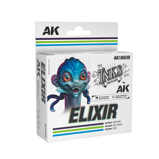 AK Interactive - The Inks - Elixir Set