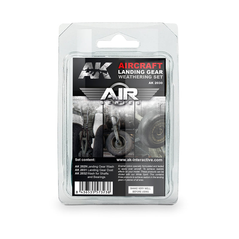 Ak Interactive - Weathering Sets  - Aircraft Landing Gear Weathering Set