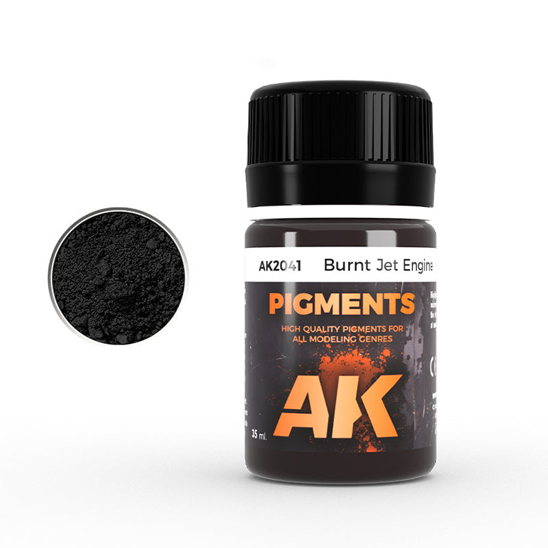 Ak Interactive - Pigments  - Burnt Jet Engine