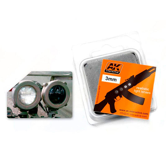 Ak Interactive - Accessories - Black & White 3mm