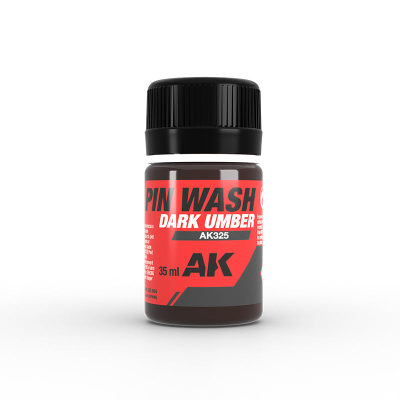 Ak Interactive - Weathering  - Dark Umber Pin Wash