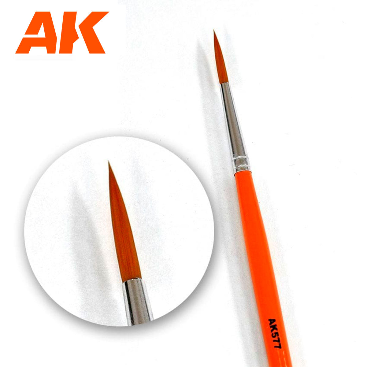 Ak Interactive - Brushes  - Weathering Brush Fine Long