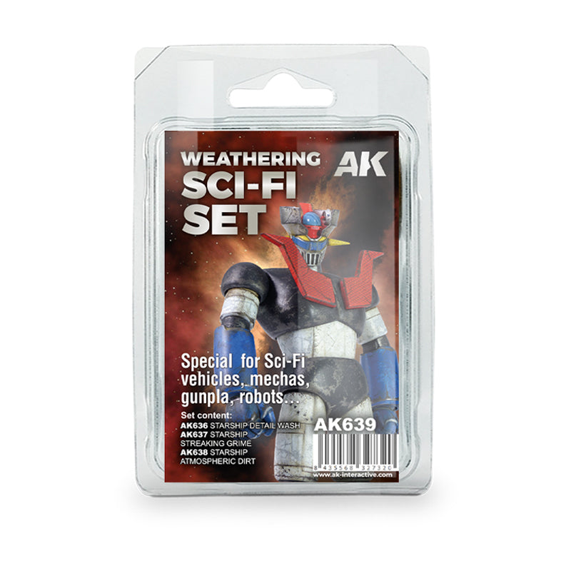 Ak Interactive - Weathering Sets  - Weathering Sci-Fi Set