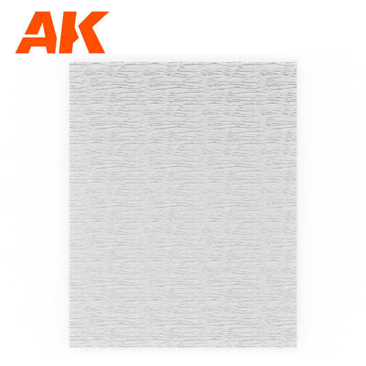 Ak Interactive - Styrene  - Water Sheet Transparent Running Water 245 X 195mm