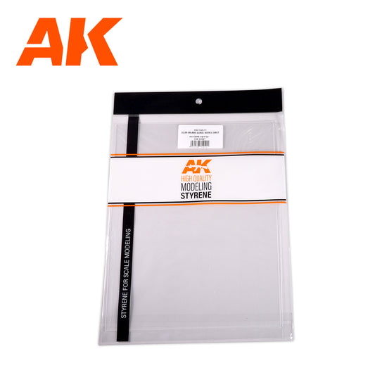 Ak Interactive - Styrene  - 0.50 mm/0.016” Thickness-Clear Organic Glass/Acryl