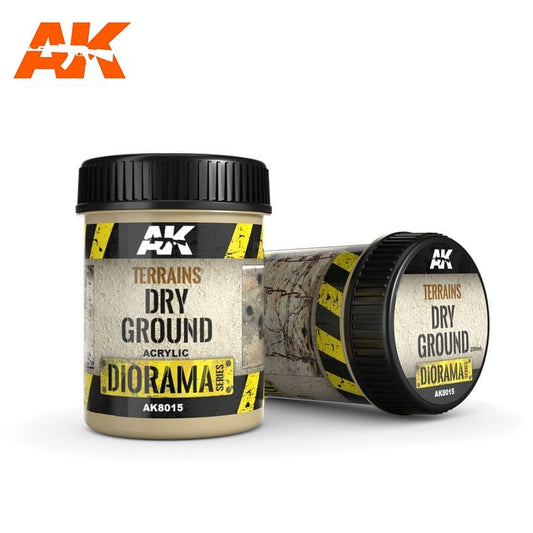 AK Interactive Dioramas - Terrains Dry Ground 250ml