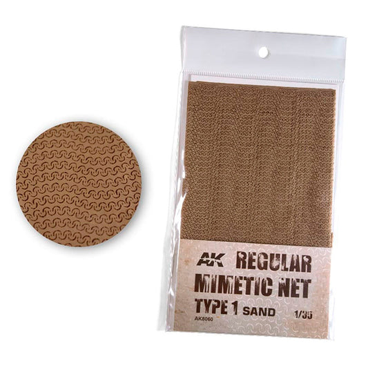 Ak Interactive - Accessories - Regular Camouflage Net Type 1 Sand